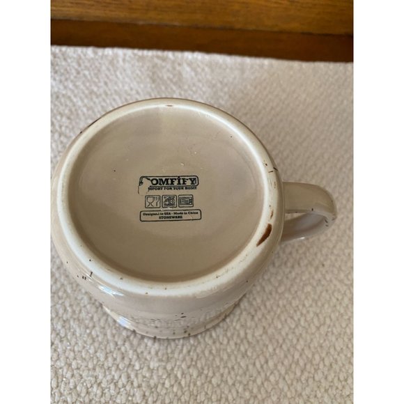 Comfifi Speckled Brown Beige Ceramic Mug - Picture 6 of 8